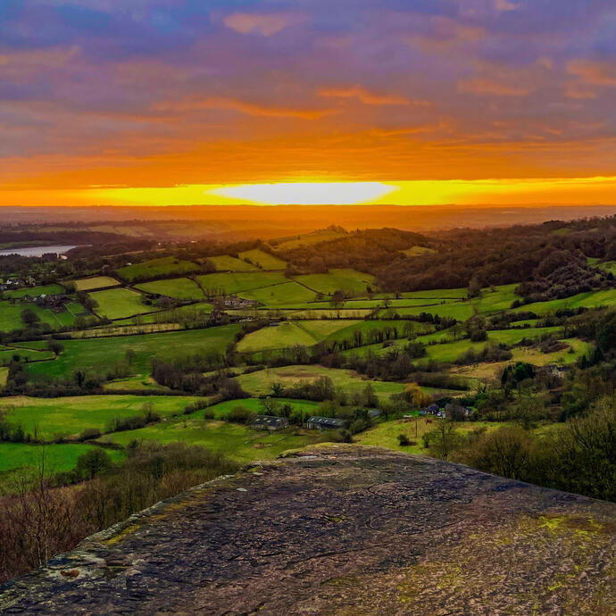Sunrise, Ashover, Derbyshire